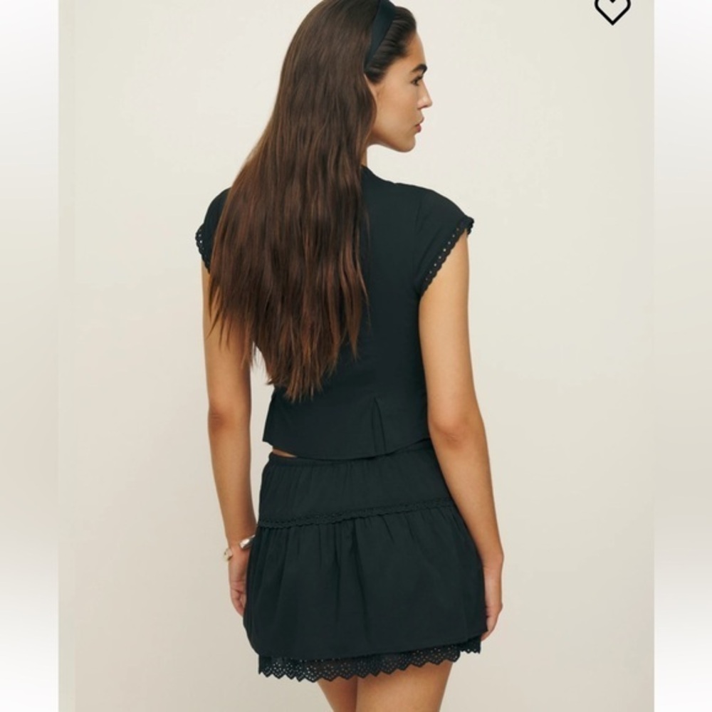 Reformation Valetta Two Piece Black NWOT